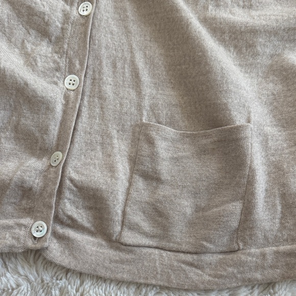 Brooks Brothers wool Light Tan Cardigan - Picture 3 of 6